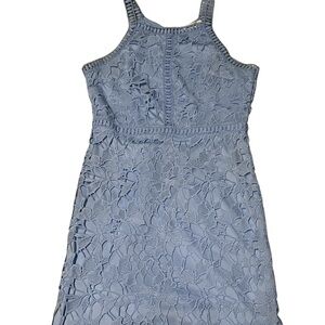 She + Sky Light Blue Lace Dress